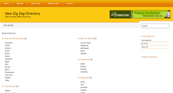 Desktop Screenshot of newzigzag.info